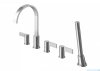 Kohlman Dexame 5-otworowa bateria wannowa